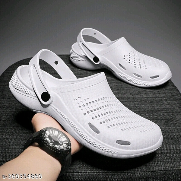 Premium Lightweight Doctor Crocs, With Extra Comfort And Durability  - White, 6