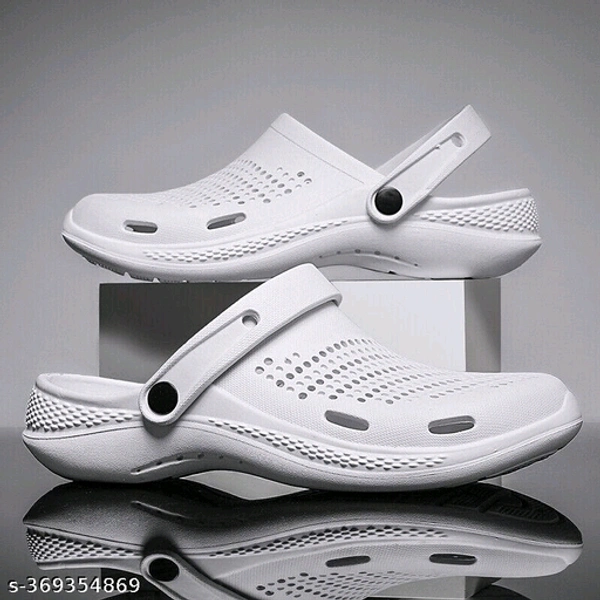 Premium Lightweight Doctor Crocs, With Extra Comfort And Durability  - White, 6
