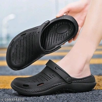 Premium Lightweight Doctor Crocs, With Extra Comfort And Durability  - Black, 9