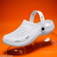 Premium Lightweight Doctor Crocs, With Extra Comfort And Durability  - White, 9