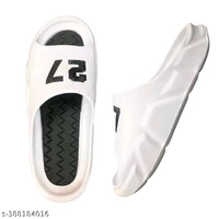 Fancy Lightweight And Comfortable Slidders - Yellow, 7