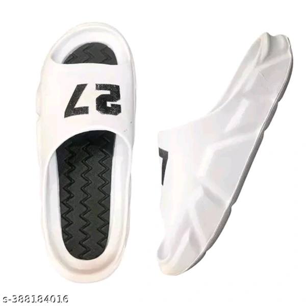 Fancy Lightweight And Comfortable Slidders - Yellow, 7