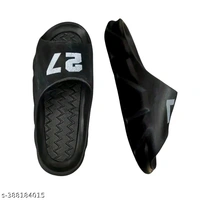 Fancy Lightweight And Comfortable Slidders - White, 7