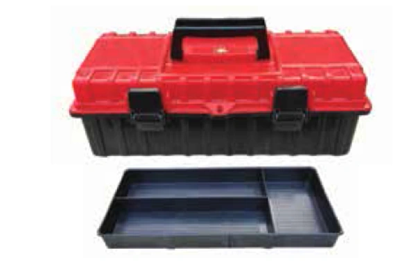 OZAR PLASTIC TOOL BOX, WITH TRAY - PB-00029 37 X 17 X 13 CM