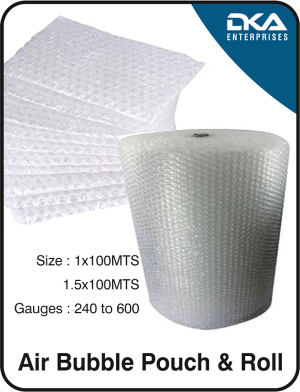 BUBBLE SHEET ROLL (4.5kg ROLL) - TRANSPARANT