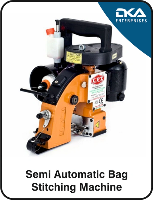 SEMI AUTOMATIC BAG STITCHING MACHIN