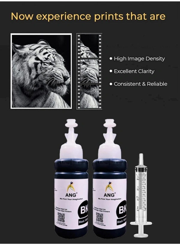 ANG Universal Ink Refill 805 Ink Cartridge Compatible Printer Ink Multi-Function Printer Black Ink 100g Bottles  - Black, 100g