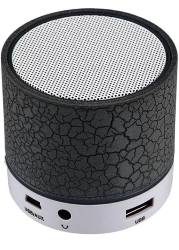 S10 Mini Portable Wireless Bluetooth Speaker with Smart LED Light, for MP3 Music Player,connectivity SD Card, All Smartphone, Multicolor