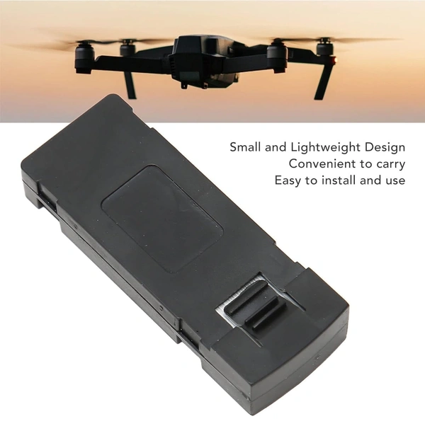 ORGANLY-Drone-Battery-Thermal-Insulation-RC-UAV-Battery-Plug-and-Play-3.7V-1800mAh-with-Propeller-Blades-for- E525-for-P5PRO-for-E88-for-E99PRO - Black
