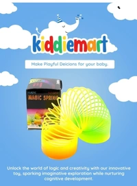KiddieMart Spring Fun Activity Stress Relief Toy for Kids, Birthday Gift and Decorative Item