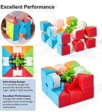 Toy Imagine Smart Activity Magical Cube 3X3X3 Easy|Brainstorming Puzzle Cube|and Smooth Rotation Colorful Cube High Speed Sticker-Less Puzzle Game, Multicolor(Age 6+ Years and Above)