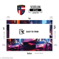 Scotlon_Futuristic car_All Panel_Laptop Skin-182_Pink sports car