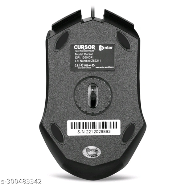 Enter Cursor Wired Optical Mouse