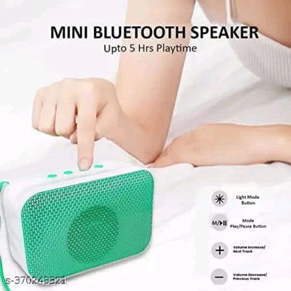 VA WORLD M412SP GRN (Portable Bluetooth Speaker) Dynamic Thunder Sound with High Bass 5 W Bluetooth Speaker 1200mAh Battery (Assorted Colour)