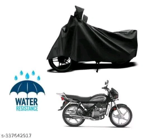 bike cover hero splendor plus bike cover dustproof  Quantity 1 pic  black  red  ) bike covers /scooty cover 