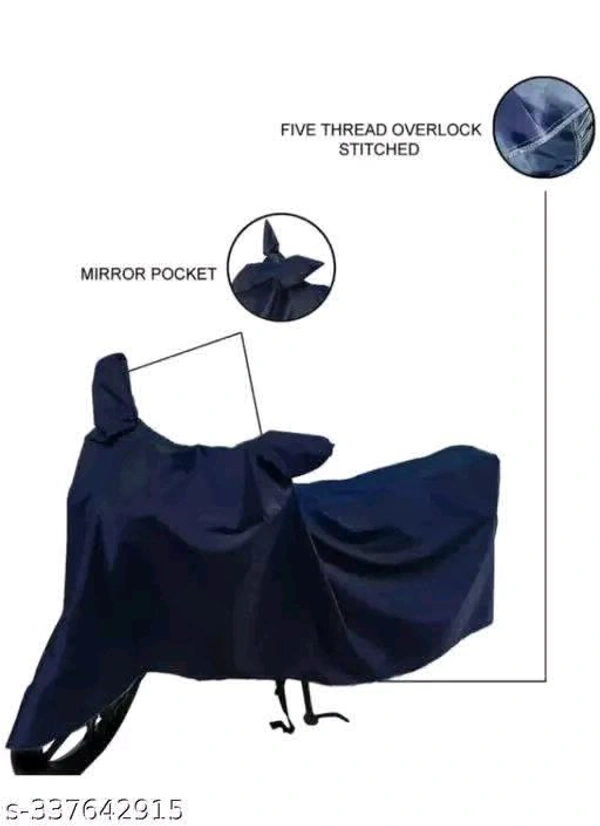 bike cover hero splendor plus bike cover dustproof  Quantity 1 pic  black  red  ) bike covers /scooty cover 