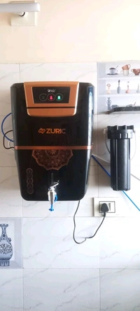 Aqua ZURIC R.O WATER PURIFIER | RO+COPPER+ALKALINE B12 WITH ZINC + UV + UF + TDS CONTROLLER - Black