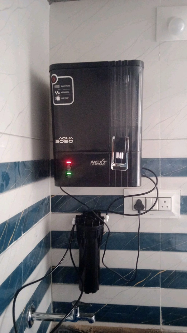 AQUA 2090 R.O WATER PURIFIER | RO+COPPER, ALKALINE B12 WITH ZINC + TDS CONTROLLER  - MIRROR BLACK