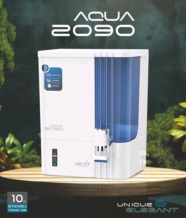 AQUA 2090 R.O WATER PURIFIER | RO+COPPER, ALKALINE B12 WITH ZINC + TDS CONTROLLER  - Blue & White