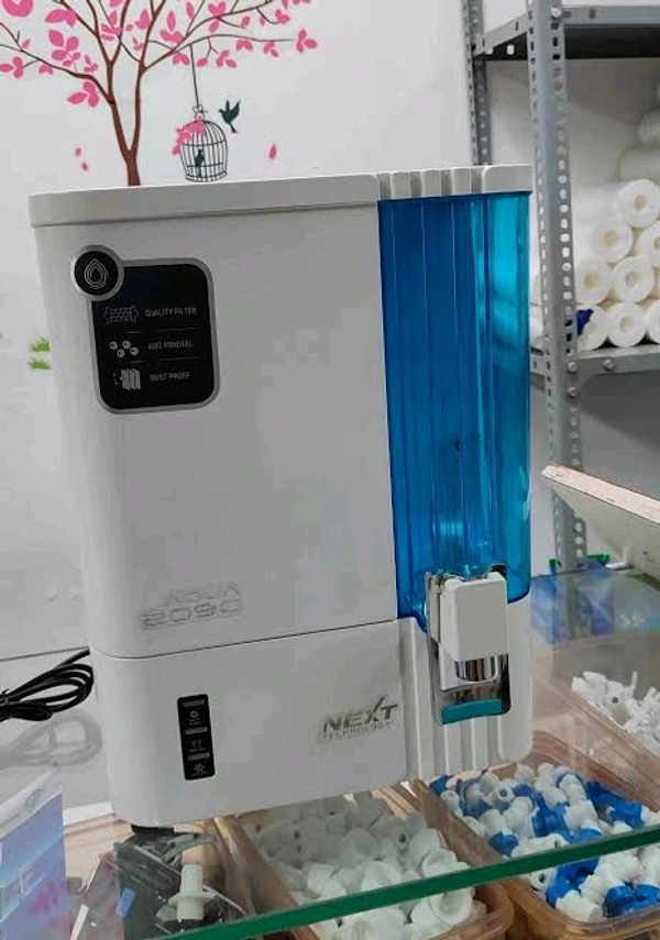 AQUA 2090 R.O WATER PURIFIER | RO+COPPER, ALKALINE B12 WITH ZINC + TDS CONTROLLER  - Blue & White