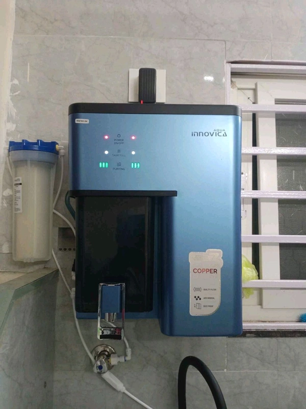 AQUA INNOVICA RO WATER PURIFIER | RO+COPPER, ALKALINE B12 & ZINC+ UV+TDS CONTROLLER - ENERGY BLUE (RIVAH SERIES)