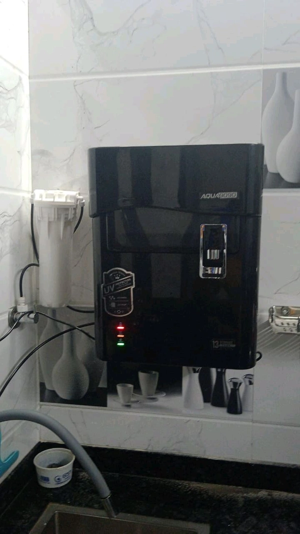 AQUA 9090 RO WATER PURIFIER | RO+COPPER, ALKALINE B12 & ZINC+ UV+ UF+ TDS CONTROLLER - BLACK