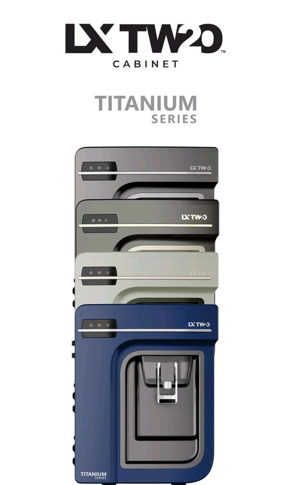 LX TW2O TITANIUM SERIES R.O WATER PURIFIER | RO+COPPER, ALKALINE B12 WITH ZINC+TDS CONTROLLER - ANTIQUE BRONZE