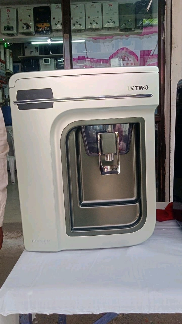 LX TW2O TITANIUM SERIES R.O WATER PURIFIER | RO+COPPER, ALKALINE B12 WITH ZINC+TDS CONTROLLER - EMERALD GREEN