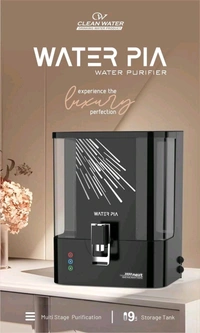 WATERPIA R.O WATER PURIFIER | RO+COPPER+ ALKALINE B12 WITH ZINC + TDS CONTROLLER  - BLACK