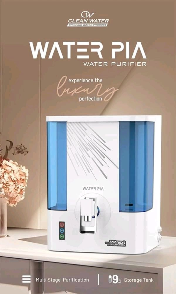 WATERPIA R.O WATER PURIFIER | RO+COPPER+ ALKALINE B12 WITH ZINC + TDS CONTROLLER  - BLUE & WHITE