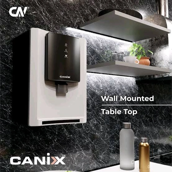 AQUA CANiXX R.O WATER PURIFIER | RO+COPPER+ALKALINE B12 WITH ZINC+ TDS CONTROLLER  - BLACK & WHITE