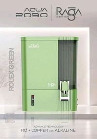 AQUA 2090 RAGA SERIES R.O WATER PURIFIER | RO+COPPER+ALKALINE B12 WITH ZINC + TDS CONTROLLER - ROLEX GREEN