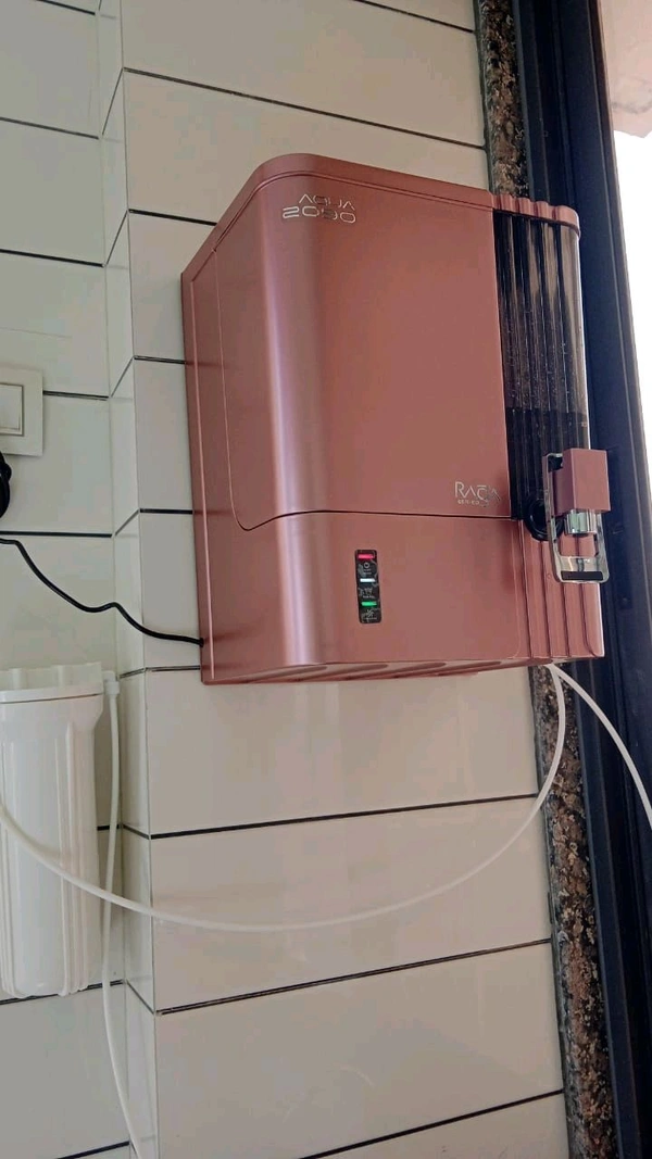 AQUA 2090 RAGA SERIES R.O WATER PURIFIER | RO+COPPER+ALKALINE B12 WITH ZINC + TDS CONTROLLER - RUBY PINK