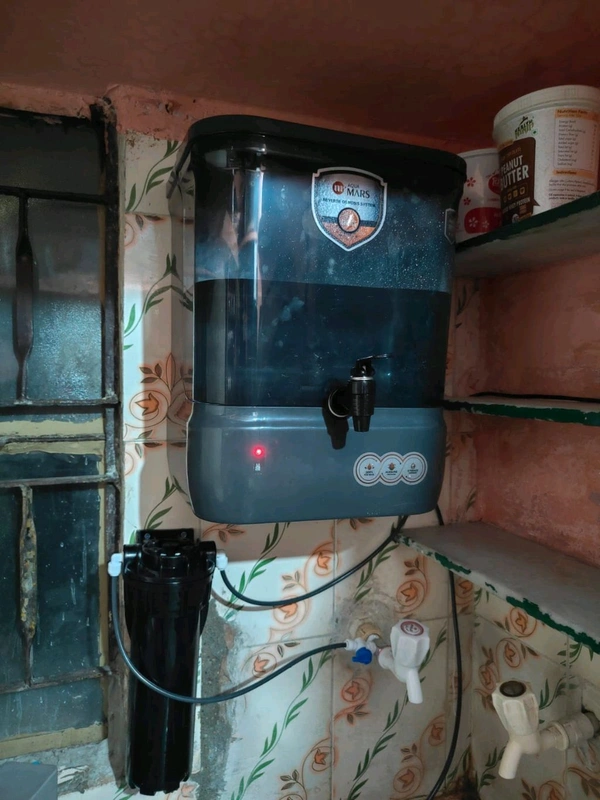 AQUA MARS R.O WATER PURIFIER | RO+COPPER+ALKALINE B12 WITH ZINC + TDS CONTROLLER - PREMIUM GREY