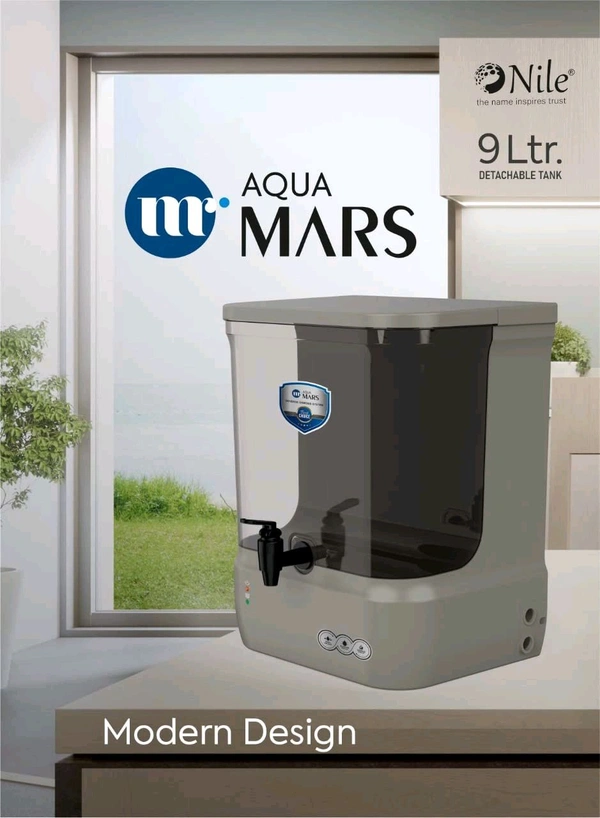 AQUA MARS R.O WATER PURIFIER | RO+COPPER+ALKALINE B12 WITH ZINC + TDS CONTROLLER - STONE BADGE