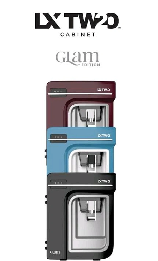 LX2O GLAM EDITION R.O WATER PURIFIER | R.O+ COPPER+ ALKALINE B12 WITH ZINC + TDS CONTROLLER  - CHARCOAL BLACK