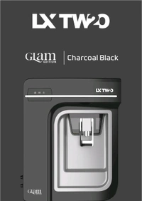 LX2O GLAM EDITION R.O WATER PURIFIER | R.O+ COPPER+ ALKALINE B12 WITH ZINC + TDS CONTROLLER  - CHARCOAL BLACK