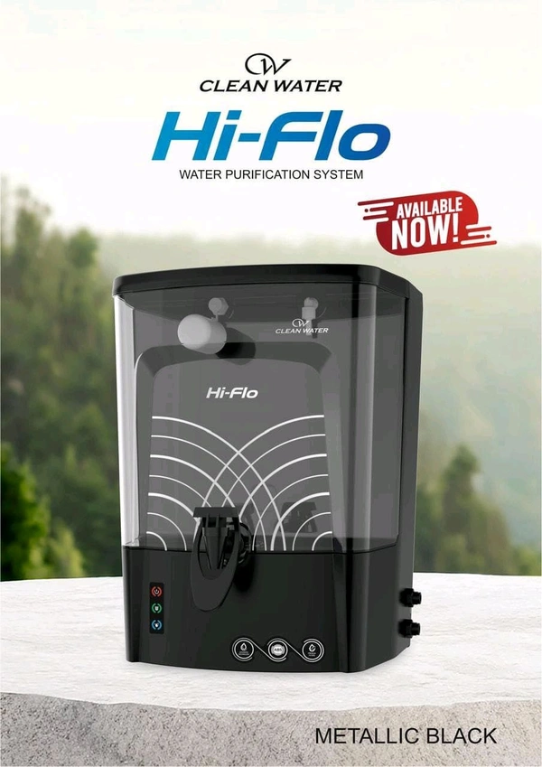 AQUA HI-FLO R.O WATER PURIFIER | R.O + COPPER ALKALINE B12 WITH ZINC + TDS CONTROLLER - Black