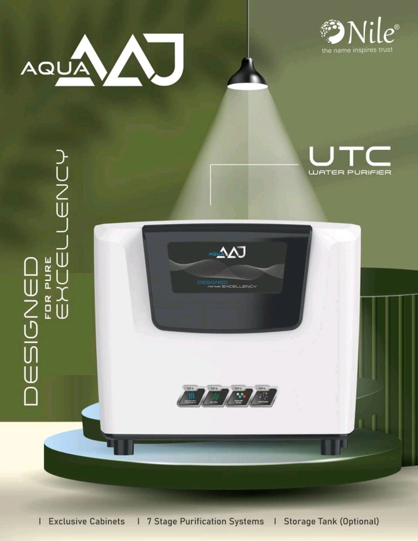 AQUA AAJ R.O WATER PURIFIER | R.O + COPPER ALKALINE B12 WITH ZINC + TDS CONTROLLER - White, 35 LPH