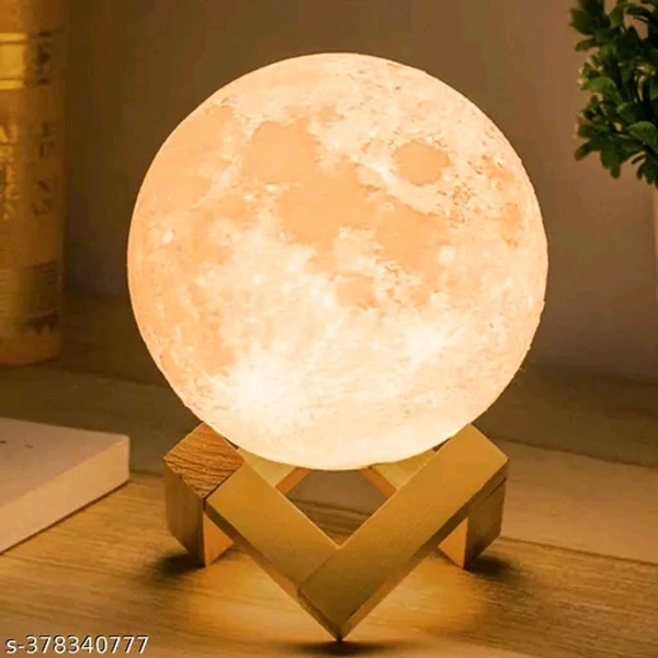 Moon Lamp 7 Colors 15 cm 3D Rechargeable Lamp LED Night Light Touch Sensor 