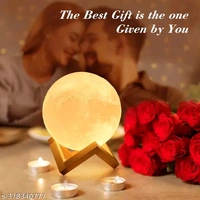 Moon Lamp 7 Colors 15 cm 3D Rechargeable Lamp LED Night Light Touch Sensor 