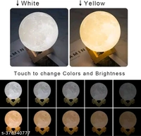 Moon Lamp 7 Colors 15 cm 3D Rechargeable Lamp LED Night Light Touch Sensor 