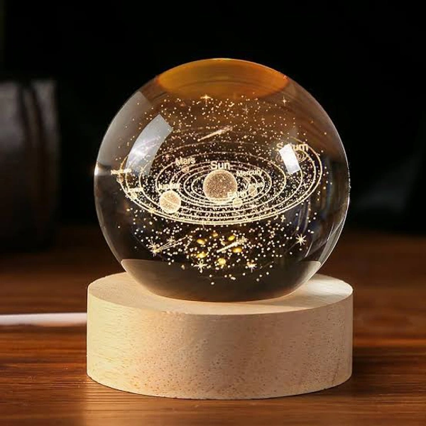 Solar System 3d Cellestial Crystal Ball 