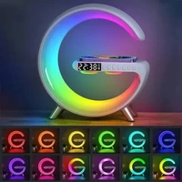Wireless Charger Atmosphere Lamp, 2023 New Intelligent LED Table Lamp, Bluetooth Speaker, Dimmable Night Light Touch Lamp Alarm Clock with Music Sync, App Control for Bedroom Home Decor (White)Within 6-8 business days However, to find out an actual date of delivery, please enter your pin code.💎💎💎 4 in 1 Multifunctional Wireless Charging Atmosphere Light