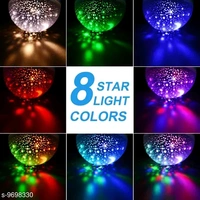 Star Lights Master For Decoration Rotating 360 Degree Moon Night Light Lamp Projector with Multiple Colours
