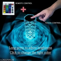 Changing Rose Crystal Diamond Table Lamp