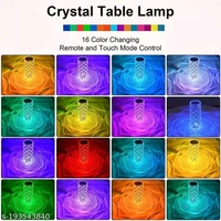 Changing Rose Crystal Diamond Table Lamp