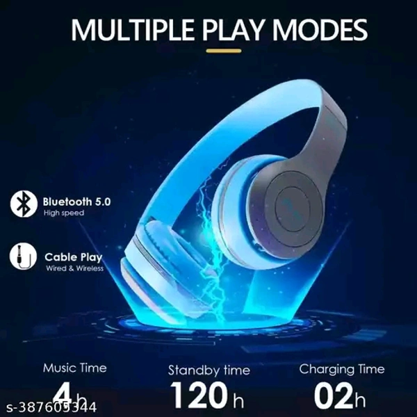 Wireless Headphones with Stereo Memory Card Support Bluetooth Headset