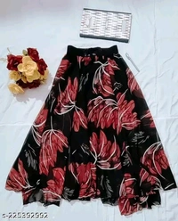 Raabta Fashion Women's Flared Skirts - Jacksons Purple, 30