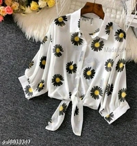 Trendy Graceful Women Shirts - L
